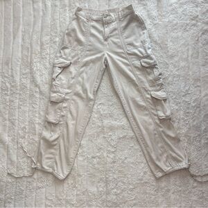 Happily Grey Utility Cargo Pants – Neutral Beige – Size Small